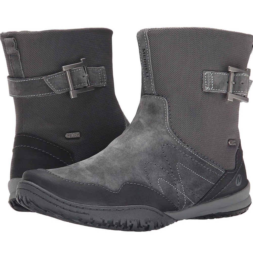 Merrell Women's Albany Sky Waterproof Boots Granite Sz 6